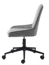 Bürostuhl >MILTON< (B/H/T: 60x81x60 cm) in Grau - 60x81x60 (BxHxT)