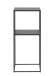 Beistelltisch >PEBBLE< (B/H/T: 35x80x35 cm) in schwarz - 35x80x35 (BxHxT)