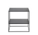 Beistelltisch >PEBBLE< (B/H/T: 50x50x50 cm) in schwarz - 50x50x50 (BxHxT)