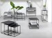 Beistelltisch >PEBBLE< (B/H/T: 65x50x65 cm) in schwarz - 65x50x65 (BxHxT)