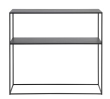 Beistelltisch >PEBBLE< (B/H/T: 90x80x35 cm) in schwarz - 90x80x35 (BxHxT)