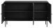 Sideboard >PENSACOLA< (B/H/T: 140x80x40 cm) in schwarz - 140x80x40 (BxHxT)