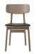 Stuhl >LIVO< (2er Set) (B/H/T: 46x82x54 cm) in natur aus Eiche - 46x82x54cm (BxHxT)