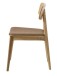 Stuhl >LIVO< (2er Set) (B/H/T: 46x82x54 cm) in natur aus Eiche - 46x82x54cm (BxHxT)