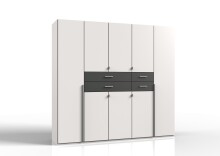 Kleiderschrank >Denver< (B/H/T: 225x208x58 cm) in...