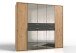 Kleiderschrank >Denver< (B/H/T: 225x208x58 cm) in Artisan-Eiche-Nachbildung