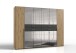 Kleiderschrank >Denver< (B/H/T: 270x208x58 cm) in Artisan-Eiche-Nachbildung