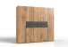Kleiderschrank >Denver< (B/H/T: 225x208x58 cm) in Plankeneiche-Nachbildung