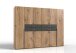 Kleiderschrank >Denver< (B/H/T: 270x208x58 cm) in Plankeneiche-Nachbildung