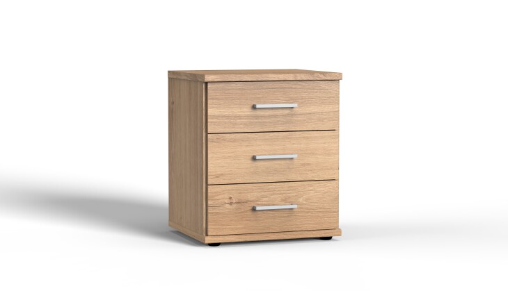 Kommode >Click< (B/H/T: 46x58x40 cm) in Plankeneiche-Nachbildung