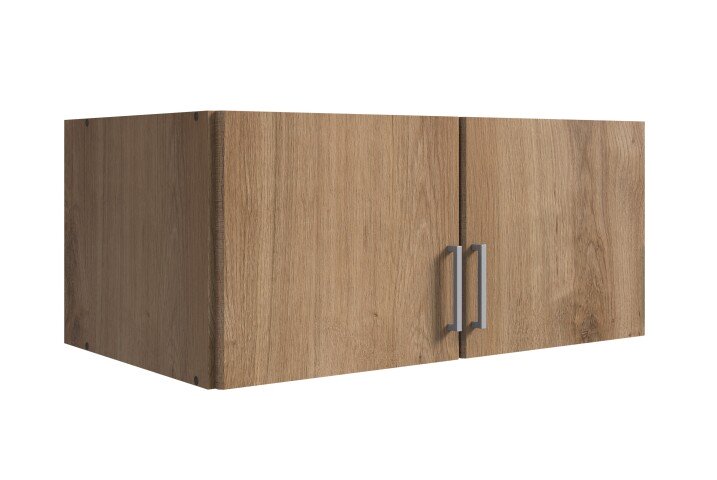 Schrankaufsatz >Click< (B/H/T: 90x40x58 cm) in Plankeneiche-Nachbildung