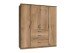 Kleiderschrank >Click< (B/H/T: 180x198x58 cm) in Plankeneiche-Nachbildung