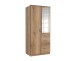Kleiderschrank >Click< (B/H/T: 90x198x58 cm) in Plankeneiche-Nachbildung
