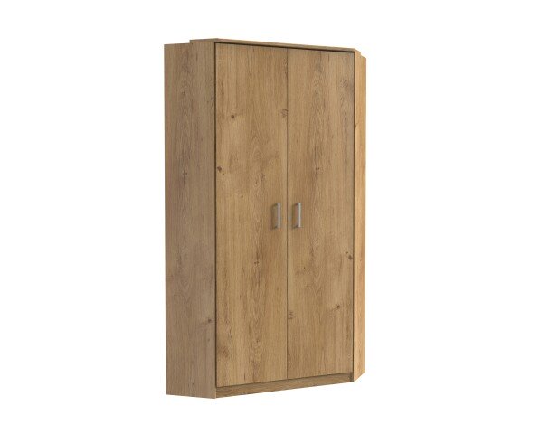 Kleiderschrank >Click< (B/H/T: 95x198x95 cm) in Plankeneiche-Nachbildung