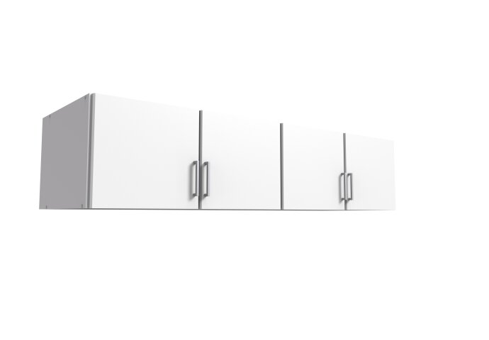 Schrankaufsatz >Click< (B/H/T: 180x40x58 cm) in Weiß - 180x40x58cm (BxHxT)