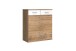 Kommode >Click< (B/H/T: 90x106x40 cm) in Plankeneiche-Nachbildung