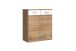 Kommode >Click< (B/H/T: 90x106x40 cm) in Plankeneiche-Nachbildung