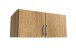 Schrankaufsatz >Click< (B/H/T: 90x40x58 cm) in Plankeneiche-Nachbildung