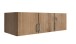 Schrankaufsatz >Click< (B/H/T: 135x40x58 cm) in Plankeneiche-Nachbildung