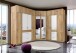 Kleiderschrank >Click< (B/H/T: 135x198x58 cm) in Plankeneiche-Nachbildung