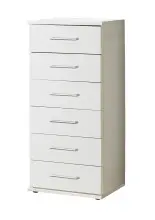 Kommode >Click< (B/H/T: 46x106x40 cm) in Weiß...