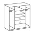 Kleiderschrank >Click< (B/H/T: 180x198x58 cm) in Weiß - 180x198x58cm (BxHxT)