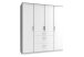 Kleiderschrank >Click< (B/H/T: 180x198x58 cm) in Weiß - 180x198x58cm (BxHxT)