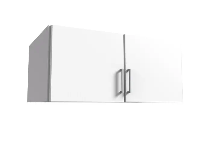 Schrankaufsatz >Click< (B/H/T: 90x40x58 cm) in Weiß - 90x40x58cm (BxHxT)