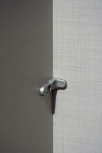 Kleiderschrank >Click< (B/H/T: 135x198x58 cm) in Weiß - 135x198x58cm (BxHxT)