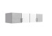 Schrankaufsatz >Click< (B/H/T: 180x40x58 cm) in Weiß - 180x40x58cm (BxHxT)
