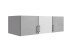 Schrankaufsatz >Click< (B/H/T: 135x40x58 cm) in Weiß - 135x40x58cm (BxHxT)