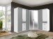 Kleiderschrank >Click< (B/H/T: 90x198x58 cm) in Weiß - 90x198x58cm (BxHxT)