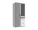 Kleiderschrank >Click< (B/H/T: 90x198x58 cm) in Weiß - 90x198x58cm (BxHxT)