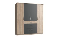 Kleiderschrank >Click< (B/H/T: 180x198x58 cm) in...