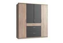 Kleiderschrank >Click< (B/H/T: 180x198x58 cm) in...