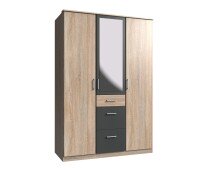 Kleiderschrank >Click< (B/H/T: 135x198x58 cm) in...