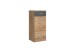 Kommode >Click< (B/H/T: 46x106x40 cm) in Plankeneiche-Nachbildung