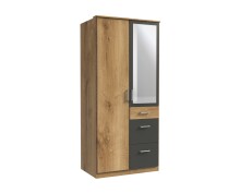 Kleiderschrank >Click< (B/H/T: 90x198x58 cm) in...