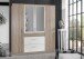 Kleiderschrank >Click< (B/H/T: 180x198x58 cm) in Eiche-Sägerau-Nachbildung