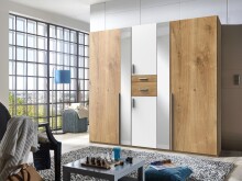 Kleiderschrank >Odessa< (B/H/T: 225x208x58 cm) in...