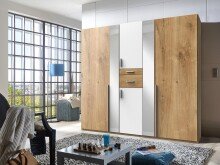 Kleiderschrank >Odessa< (B/H/T: 225x208x58 cm) in...