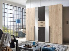 Kleiderschrank >Odessa< (B/H/T: 225x208x58 cm) in...