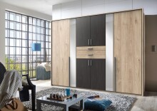 Passepartout >Odessa< (B/H/T: 273x213x12 cm) in Hickory-Oak-Nachbildung