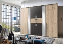 Passepartout >Odessa< (B/H/T: 273x213x12 cm) in Hickory-Oak-Nachbildung
