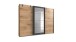 Kleiderschrank >Malmö< (B/H/T: 270x210x65 cm) in Plankeneiche-Nachbildung