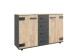 Kommode >Malmö< (B/H/T: 130x83x41 cm) in Graphit - 130x83x41cm (BxHxT)