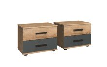 Nachtkommode >Malmö< (B/H/T: 104x40x38 cm) in...