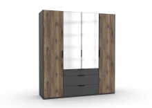Kleiderschrank >Winnipeg< (B/H/T: 200x216x58 cm) in...