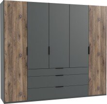 Kleiderschrank >Winnipeg< (B/H/T: 250x216x58 cm) in...