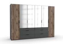Kleiderschrank >Winnipeg< (B/H/T: 300x216x58 cm) in...